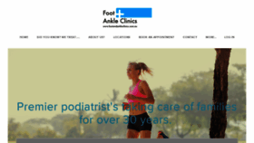What Footandankleclinics.com.au website looked like in 2020 (4 years ago)
