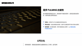 What Fulming.com website looked like in 2020 (4 years ago)