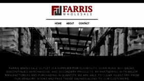 What Farriswholesale.com website looked like in 2020 (4 years ago)