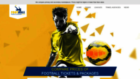 What Footballticketscompare.com website looked like in 2020 (4 years ago)