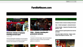 What Familienieuws.com website looked like in 2020 (4 years ago)