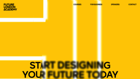 What Futurelondonacademy.co.uk website looked like in 2020 (4 years ago)