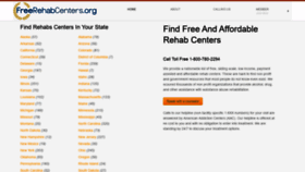 What Freerehabcenters.org website looked like in 2020 (4 years ago)