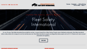 What Fleetsafetyinternational.com website looked like in 2020 (4 years ago)