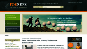 What Forrefs.de website looked like in 2020 (4 years ago)