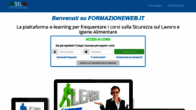 What Formazioneweb.it website looked like in 2020 (4 years ago)