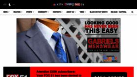 What Fox51.com website looked like in 2020 (4 years ago)