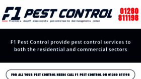 What F1pestcontrol.co.uk website looked like in 2020 (4 years ago)