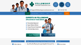 What Fellowshippersonalstatement.com website looked like in 2020 (4 years ago)