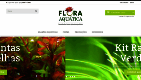 What Flora-aquatica.com.br website looked like in 2020 (4 years ago)