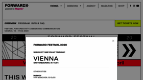 What Forward-festival.com website looked like in 2020 (4 years ago)