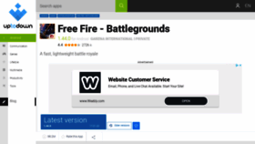 What Free-fire-battlegrounds.en.uptodown.com website looked like in 2020 (4 years ago)
