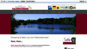 What Falkensteinsee.de website looked like in 2020 (4 years ago)