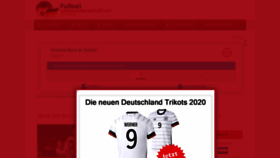 What Fussballnationalmannschaft.net website looked like in 2020 (4 years ago)