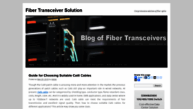 What Fiber-optic-transceiver-module.com website looked like in 2020 (4 years ago)