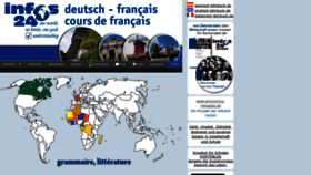 What Franzoesisch-lehrbuch.de website looked like in 2020 (4 years ago)