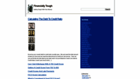 What Financiallytough.com website looked like in 2020 (4 years ago)