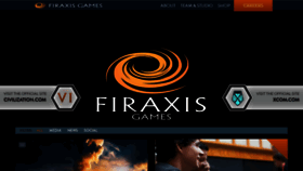 What Firaxis.com website looked like in 2020 (4 years ago)