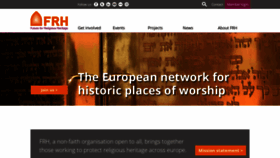 What Frh-europe.org website looked like in 2020 (4 years ago)