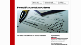 What Faktura-ke-stazeni.cz website looked like in 2020 (4 years ago)