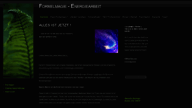 What Formelmagie.com website looked like in 2020 (4 years ago)