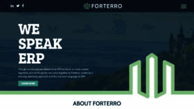 What Forterro.com website looked like in 2020 (4 years ago)