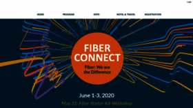 What Fiberconnect.org website looked like in 2020 (4 years ago)