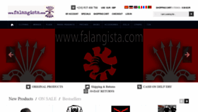 What Falangista.com website looked like in 2020 (4 years ago)