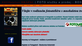 What Fotodrapal.cz website looked like in 2020 (4 years ago)