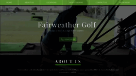 What Fairweather.golf website looked like in 2020 (4 years ago)
