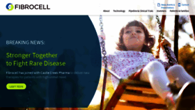 What Fibrocell.com website looked like in 2020 (4 years ago)