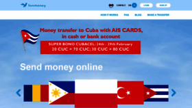 What Fonmoney.com website looked like in 2020 (4 years ago)