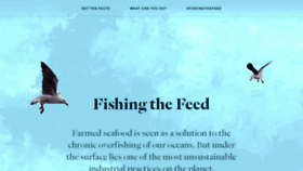 What Fishingthefeed.com website looked like in 2020 (4 years ago)