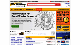 What Fxforagerparts.co.uk website looked like in 2020 (4 years ago)