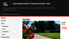 What Friesenschule.eu website looked like in 2020 (4 years ago)