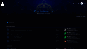 What Fractalforums.org website looked like in 2020 (4 years ago)