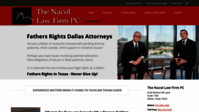 What Fathersrightsdallas.com website looked like in 2020 (4 years ago)