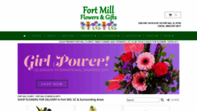 What Fortmillflowersandgifts.com website looked like in 2020 (4 years ago)