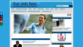 What Funjobfairs.com website looked like in 2020 (4 years ago)