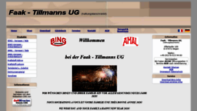 What Faak-tillmanns.com website looked like in 2020 (4 years ago)