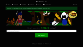 What Freerobux.gg website looked like in 2020 (4 years ago)