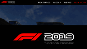 What Formula1-game.com website looked like in 2020 (4 years ago)