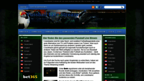What Fussball-livestream.tv website looked like in 2020 (4 years ago)