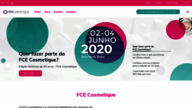 What Fcecosmetique.com.br website looked like in 2020 (4 years ago)