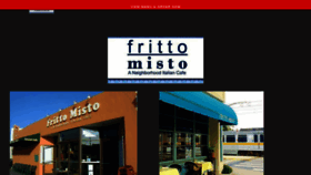 What Frittomistoitaliancafe.com website looked like in 2020 (4 years ago)