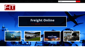 What Freight-online.co.uk website looked like in 2020 (4 years ago)