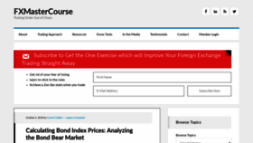 What Fxmastercourse.com website looked like in 2020 (4 years ago)