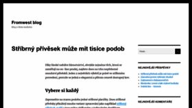 What Fromwest.cz website looked like in 2020 (4 years ago)