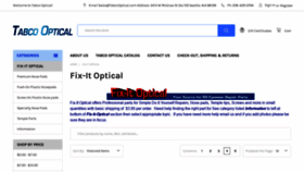 What Fixitoptical.com website looked like in 2020 (4 years ago)