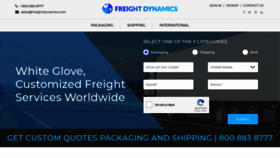 What Freightdynamics.com website looked like in 2020 (4 years ago)